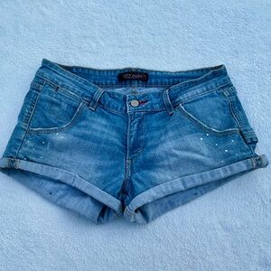 Levi's Light Blue Jean Shorts Cargo Denim Genuinely Crafted Rolled Hem Sz.5